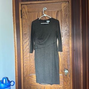Calvin Klein 3/4-long sleeve work dress